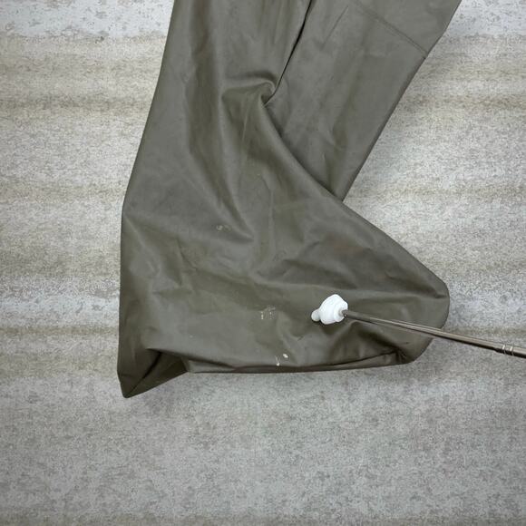 Vintage Military Waders Green 100% Polyvinyl Chloride Waterproof XL 90s - Picture 6 of 9